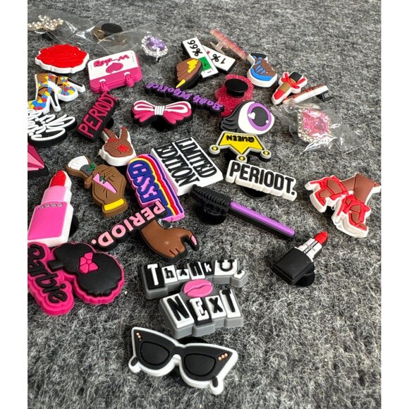 Shoe Charms Lot Crocs Jibbitz Jewelry DIY Crafts Motivational Fun - Picture 2 of 7
